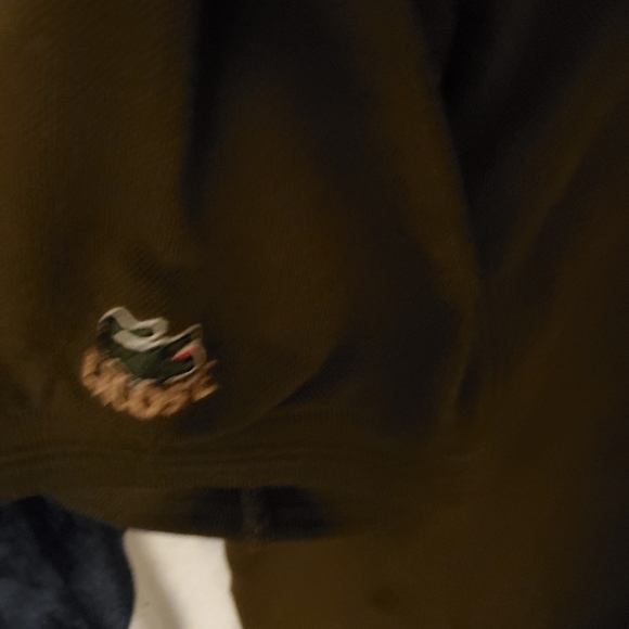 Lacoste Vintage short sleeve polo greenish brown - Picture 3 of 5